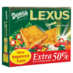 Danish Lexus Vegetable Cracker Biscuit